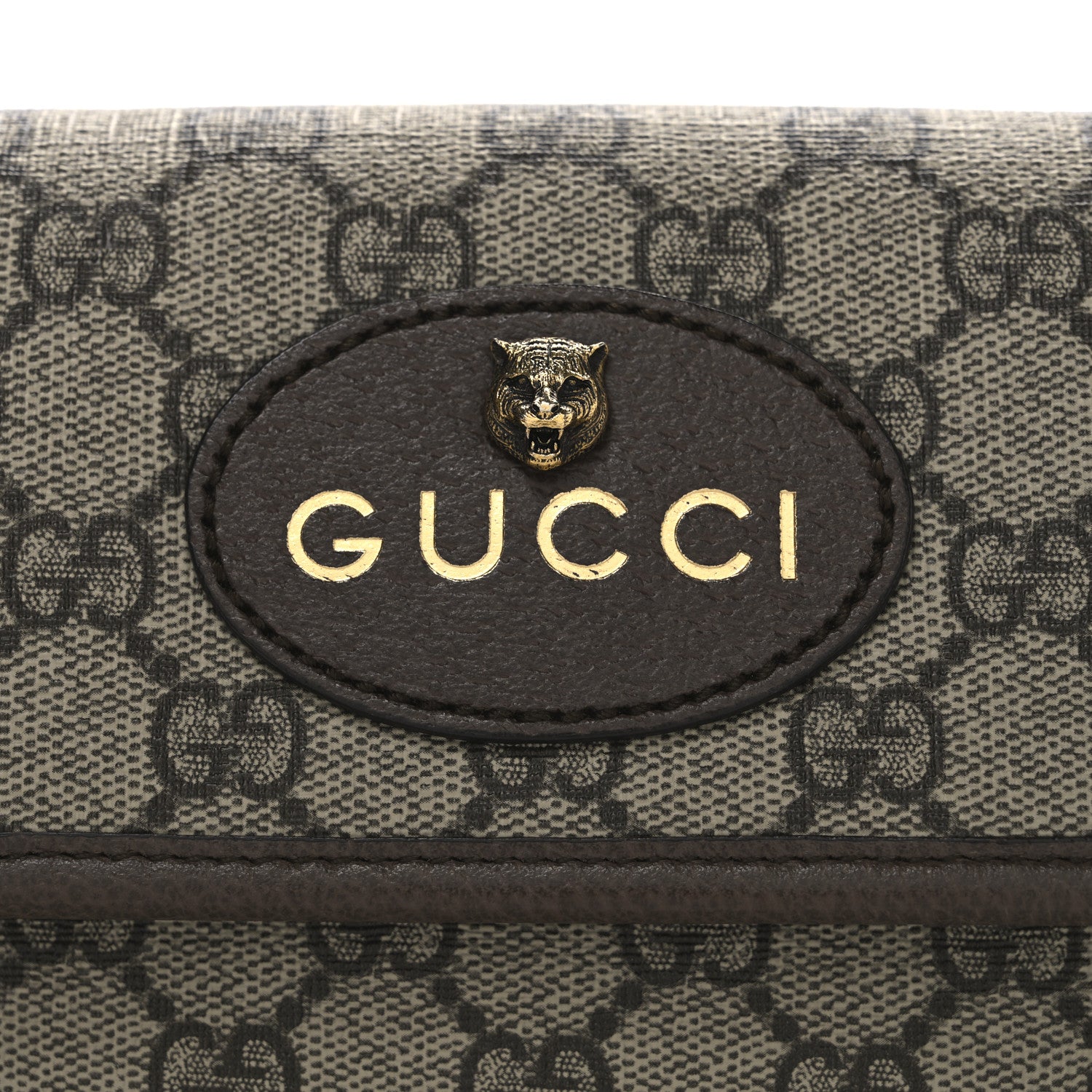 Gucci GG Supreme Monogram Neo Vintage Web Belt Bag Brown 8 of 10