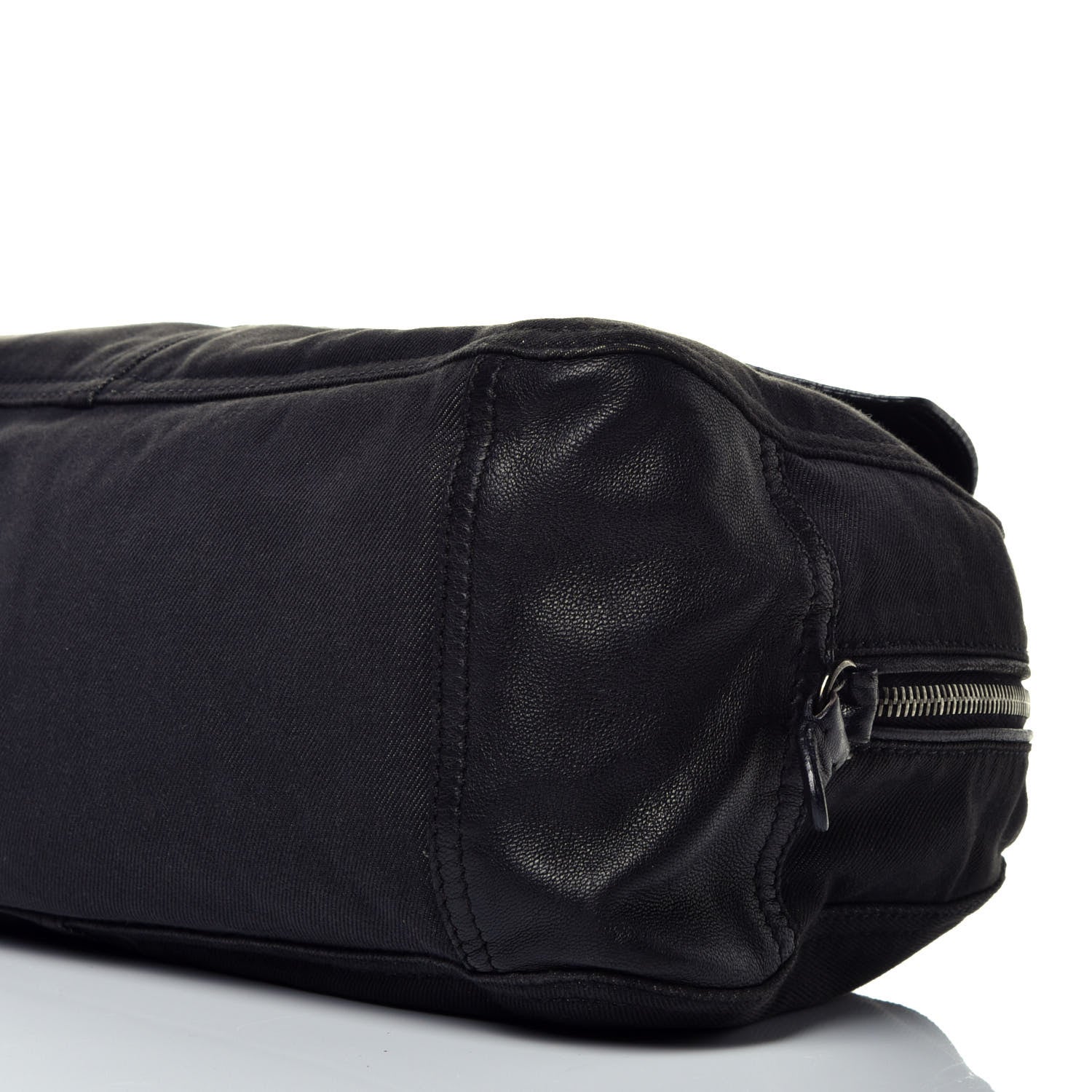 Prada Denim Bowler Black 8 of 8