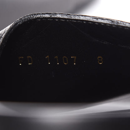 Louis Vuitton Calfskin Mens New Wave Mirabeau Flat Mules 8 Black 8 of 9