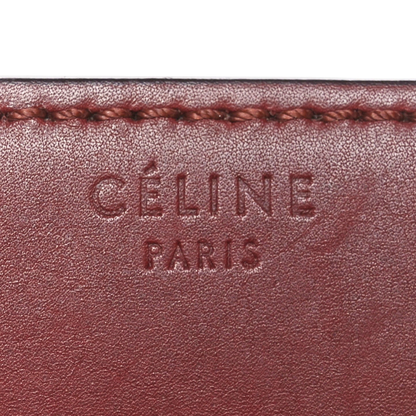 Supple Calfskin Medium Phantom Luggage Burgundy