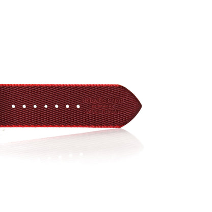 Hermes Nylon Weave Apple Watch Single Tour Band 40mm Rouge De Coeur Rouge H 3 of 6