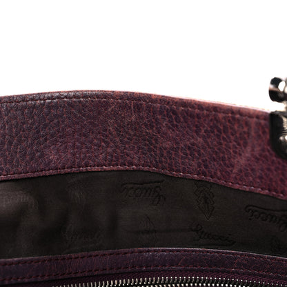 Gucci Monogram Medium Bamboo Bar Tote Bordeaux 12 of 21
