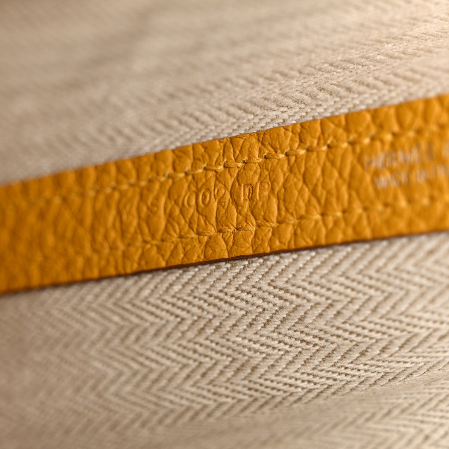 Hermes Vache Country Garden Party 30 TPM Jaune Ambre 7 of 10