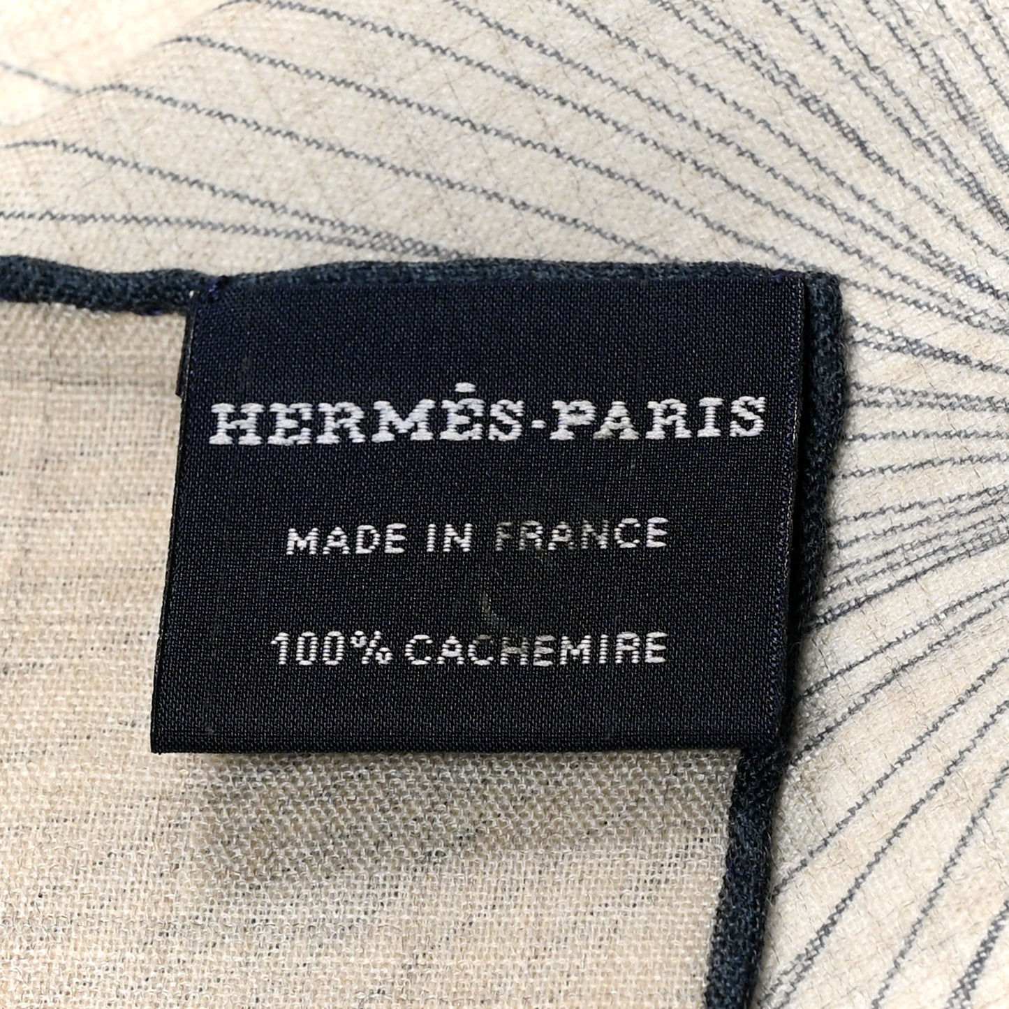 Cashmere Index Palmarum Finesse Scarf 90 White Bleu Kaki