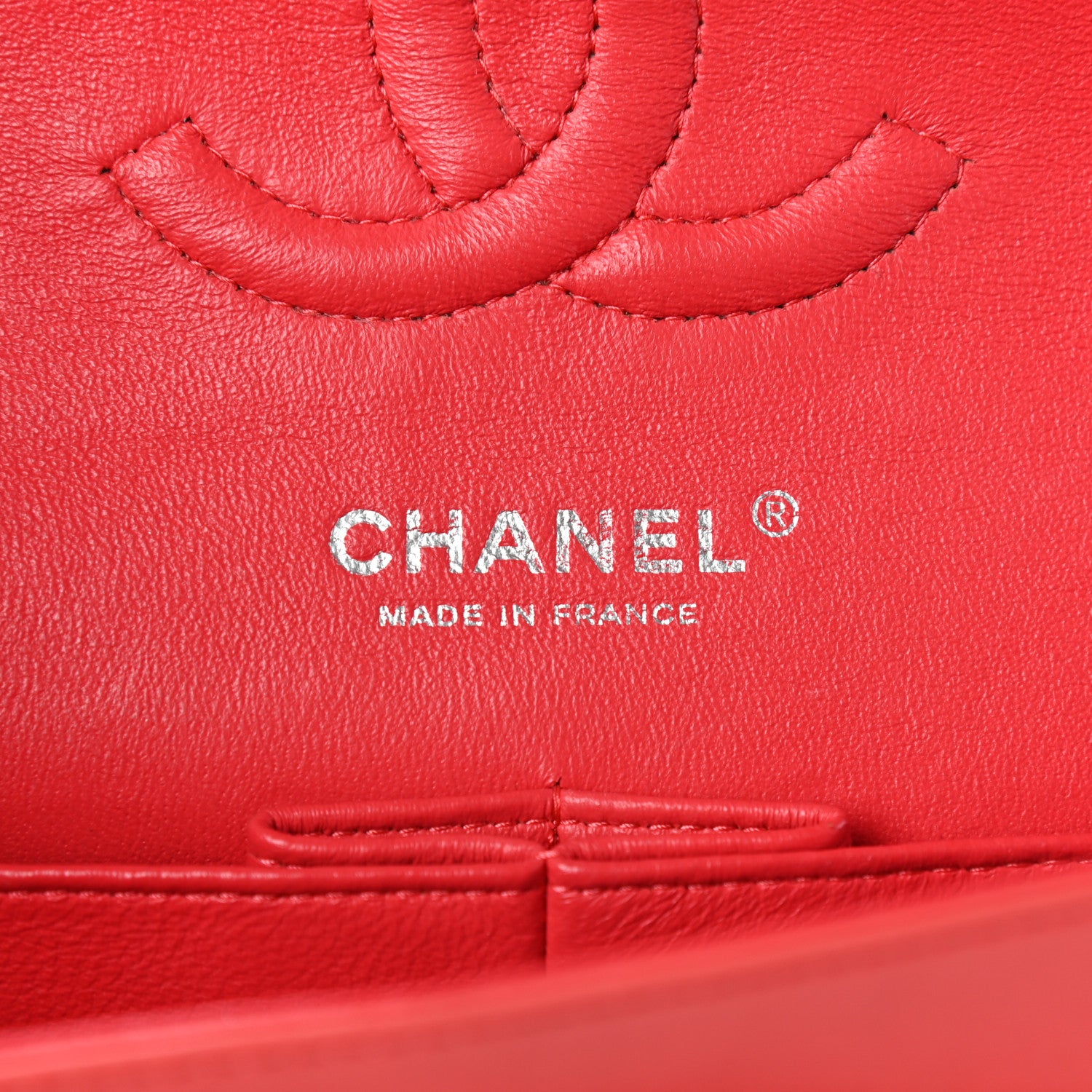 Chanel Patent Quilted Medium Double Flap Orange 5 of 11