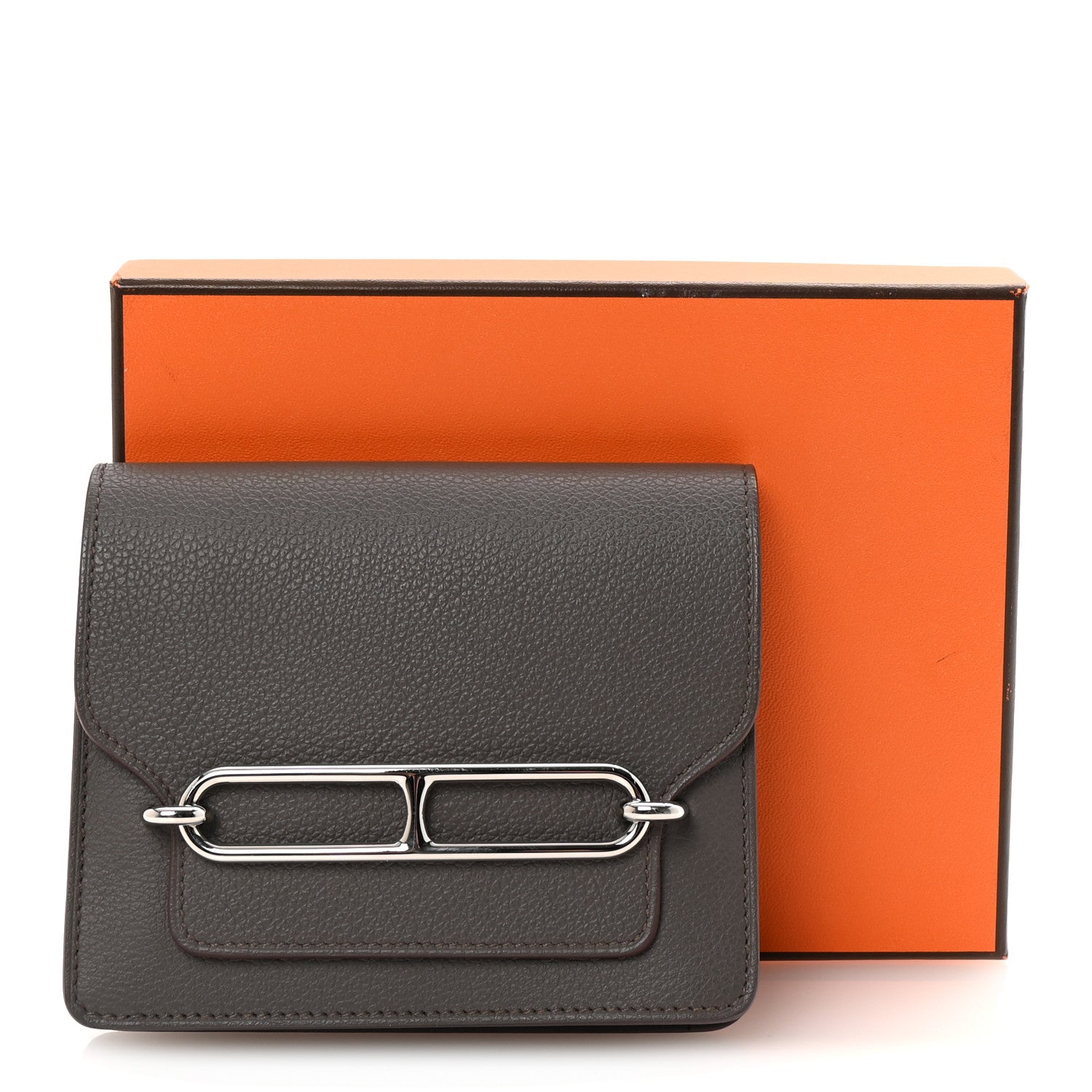Hermes Evercolor Roulis Slim Wallet Etain 9 of 9