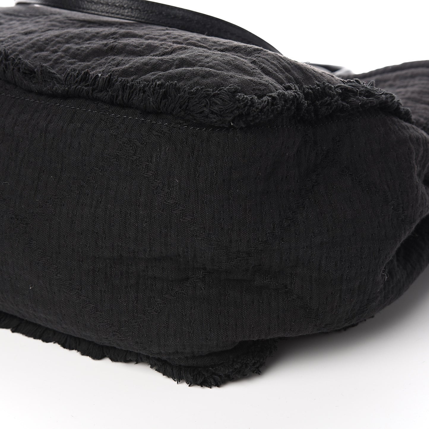 Canvas Extra Large Double Face Shopping Tote Black