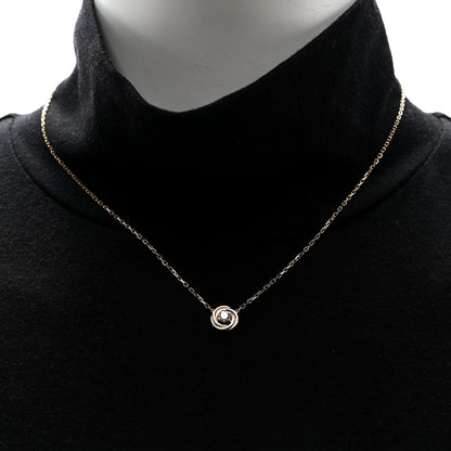 Cartier 18K Pink White Yellow Gold Diamond Trinity De Cartier Pendant Necklace 3 of 7