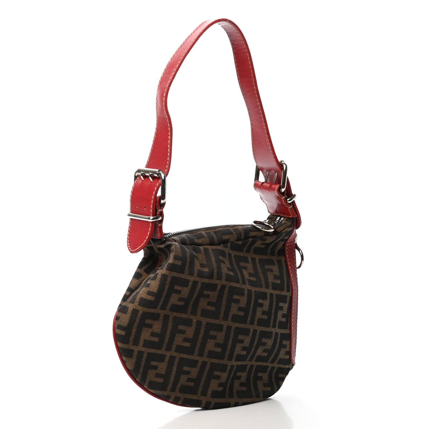 Fendi Zucchino Oyster Tobacco Red 2 of 5