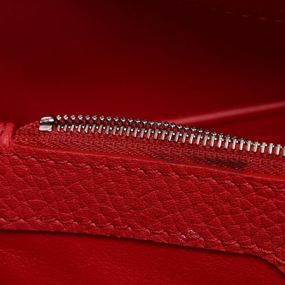 Louis Vuitton Taurillon Python Capucines MM Rubis 8 of 12