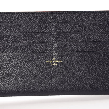 Louis Vuitton Calfskin Felicie Chain Wallet Card Holder Insert Marine Rouge 6 of 6