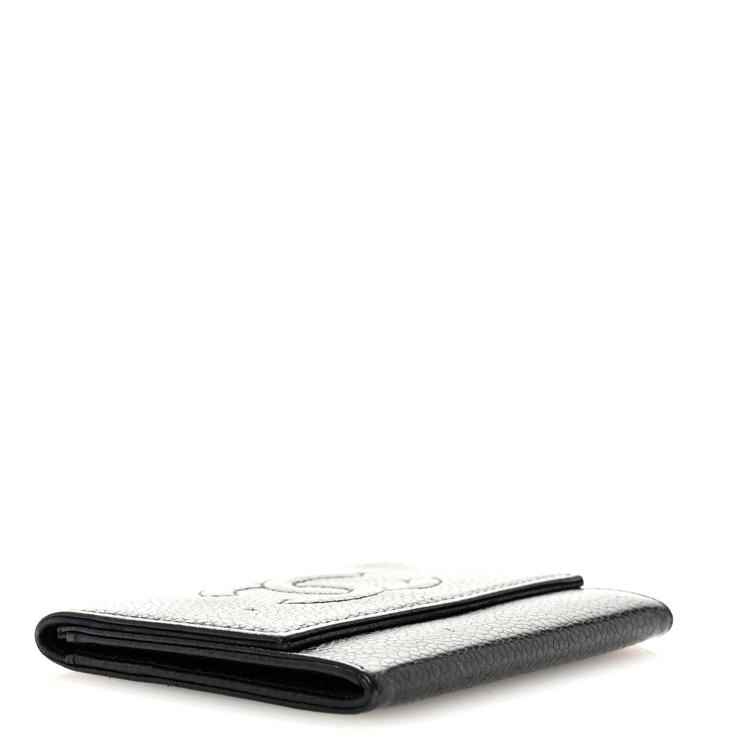 Caviar Timeless CC Flap Card Holder Black