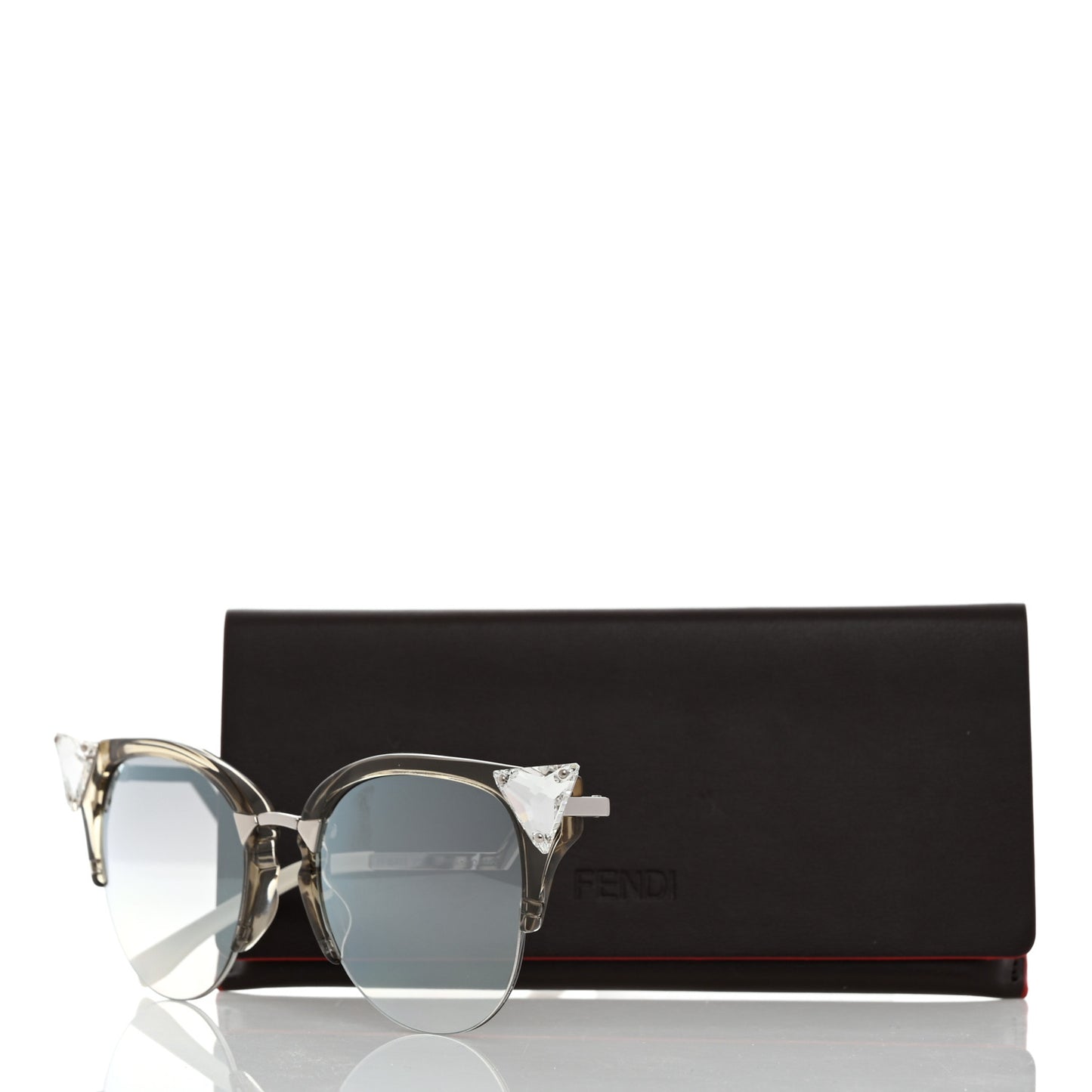 Iridia Cat Eye Sunglasses FF 0041/S Silver