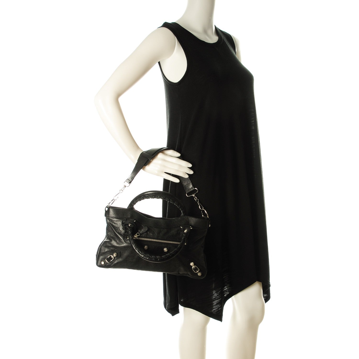Balenciaga Agneau Giant 12 Silver Hardware First Black 2 of 8