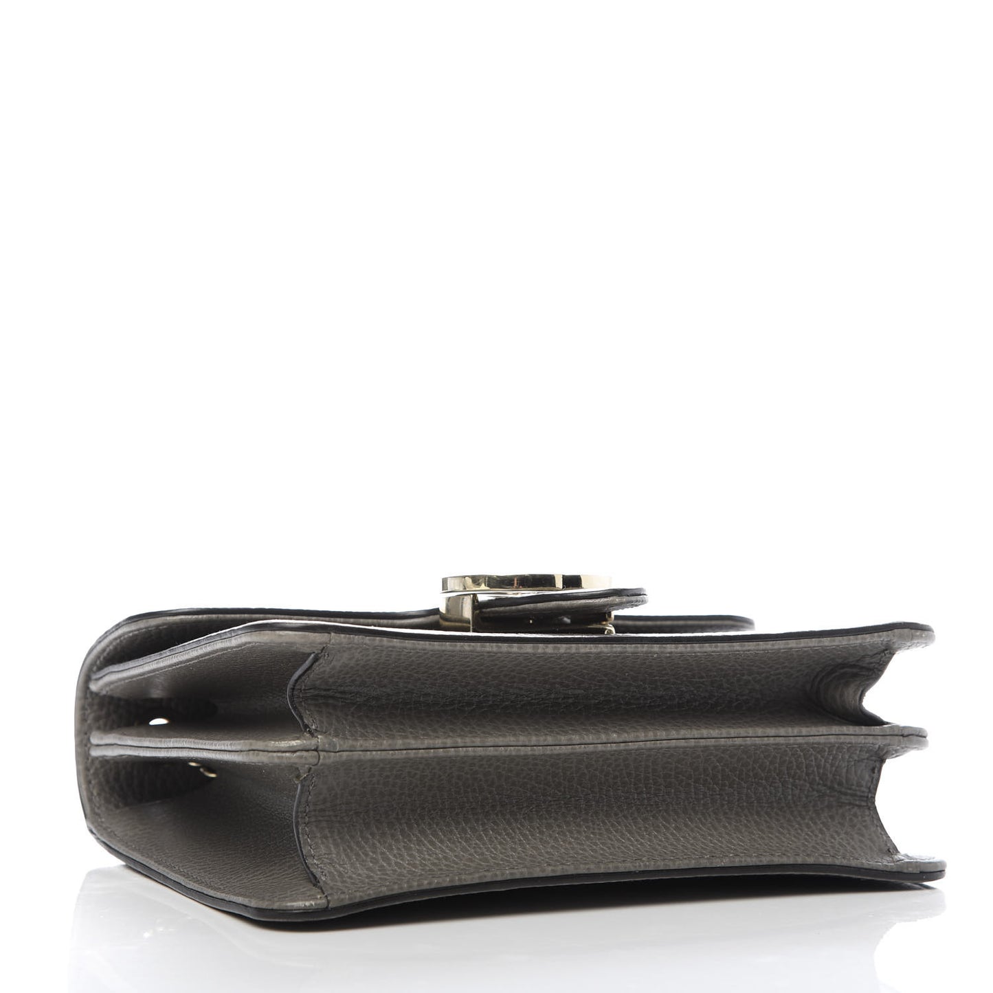 Dollar Calfskin Small Interlocking G Shoulder Bag Loess