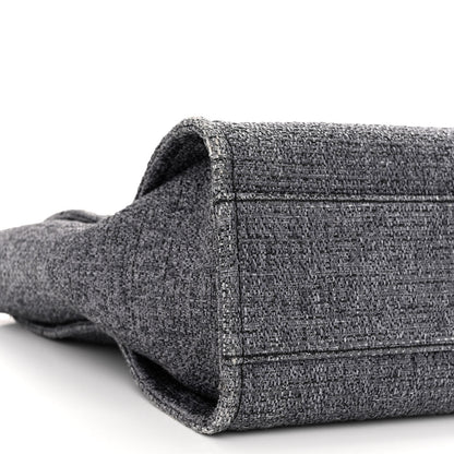 Chanel Lurex Boucle Small Deauville Tote Grey 8 of 9