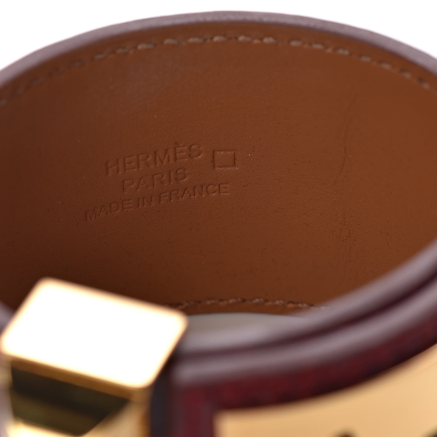 Hermes Shiny Alligator Collier De Chien CDC Bracelet S Rouge H 4 of 6