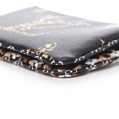 Louis Vuitton Monogram Giant Jungle Pochette Double Zip Black 11 of 11