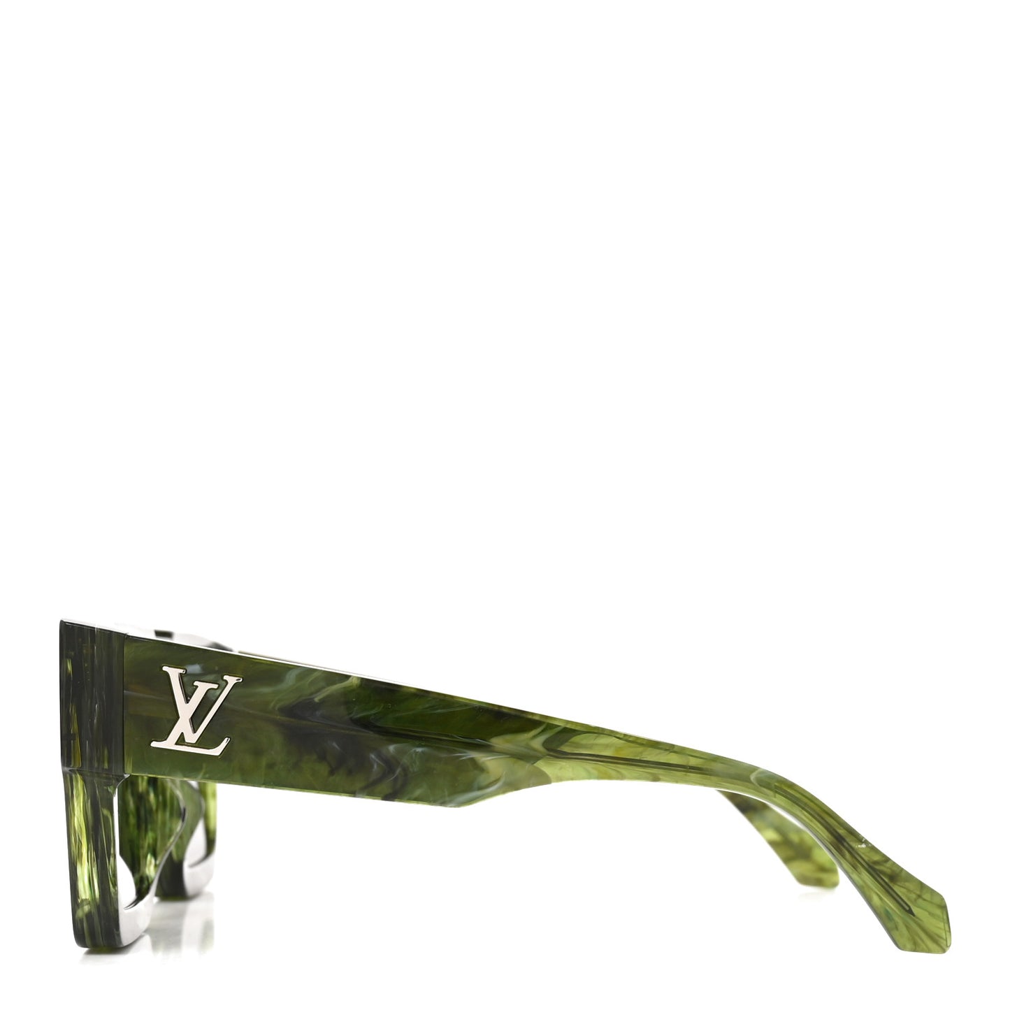 Acetate Marble Effect Swarovski Cyclone Sunglasses Z1552W Green
