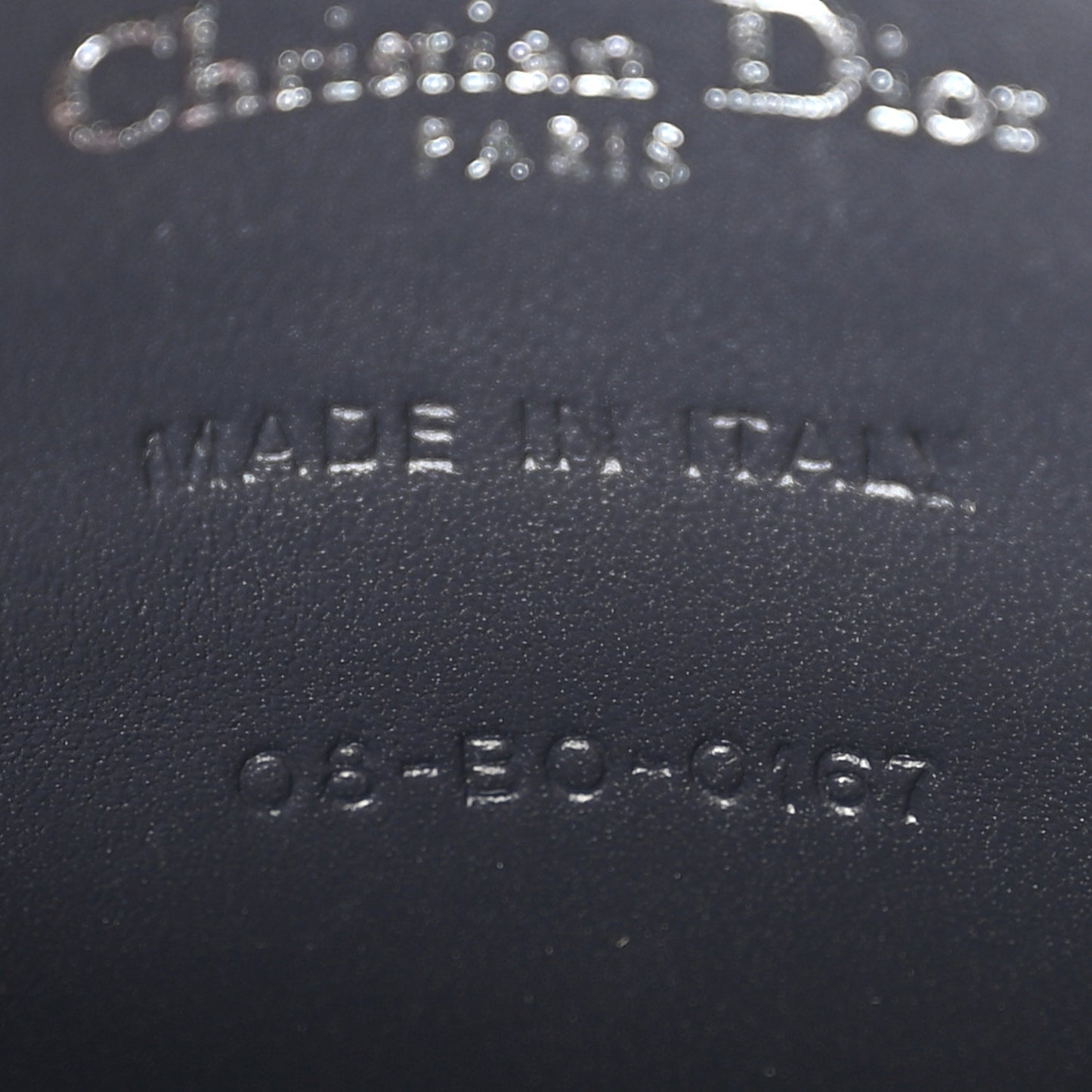 Metallic Patent Micro-Cannage Baby Diorama Flap Bag Silver