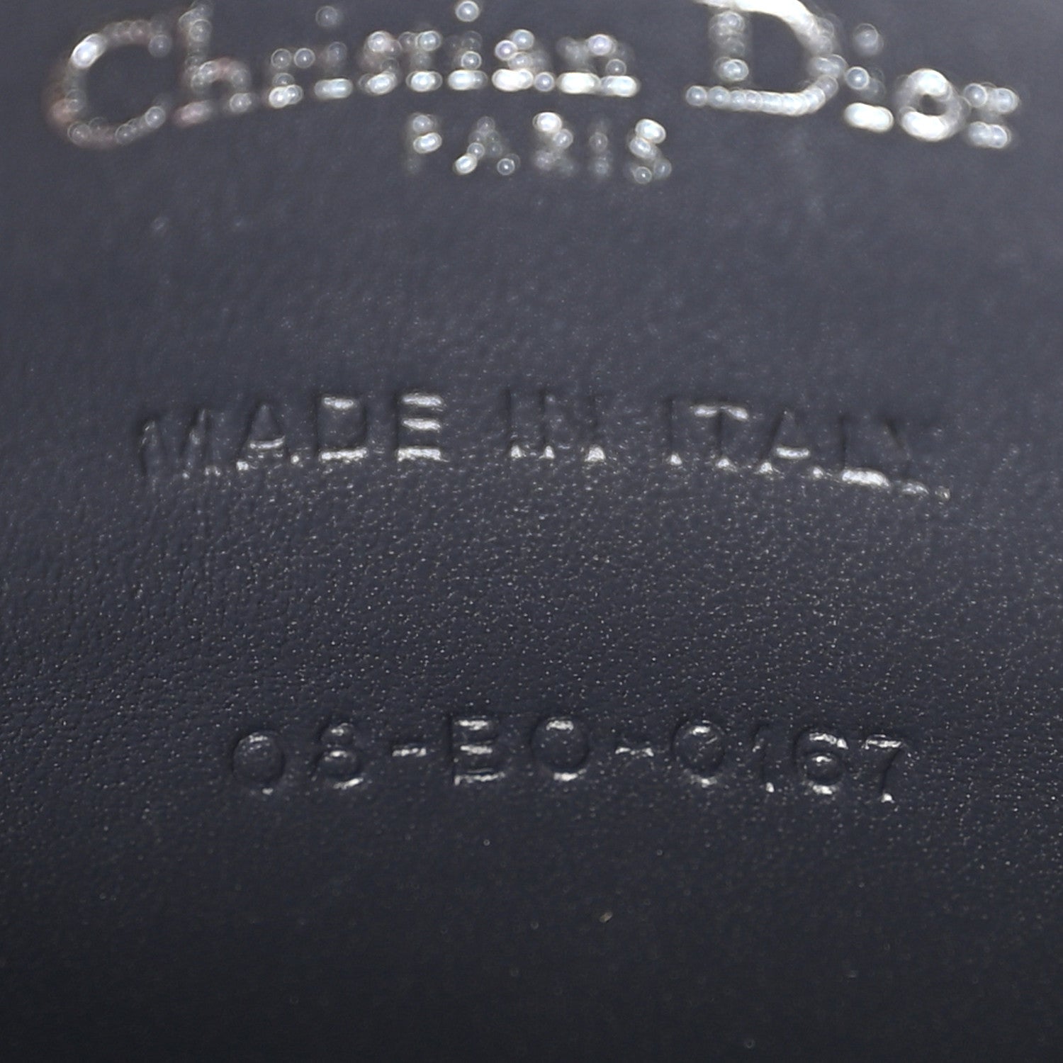 Christian Dior Metallic Patent Micro-Cannage Baby Diorama Flap Bag Silver 7 of 10