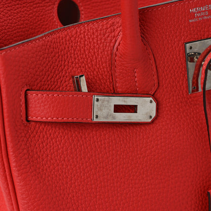Hermes Togo Birkin 30 Rouge Pivoine 14 of 14
