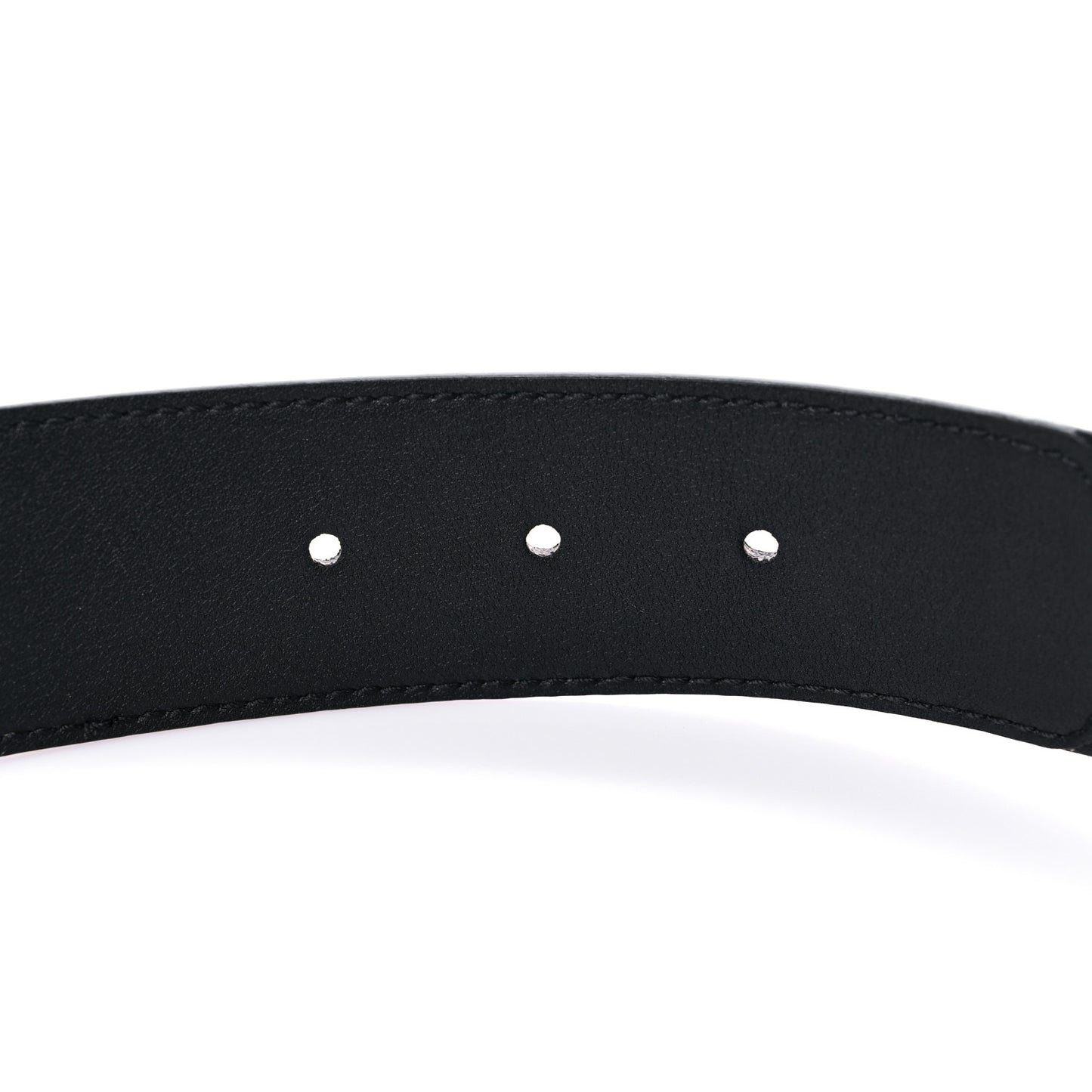 GG Supreme Monogram Matte Plutone Calfskin Double G 40mm Belt 75 30 Beige Ebony Black