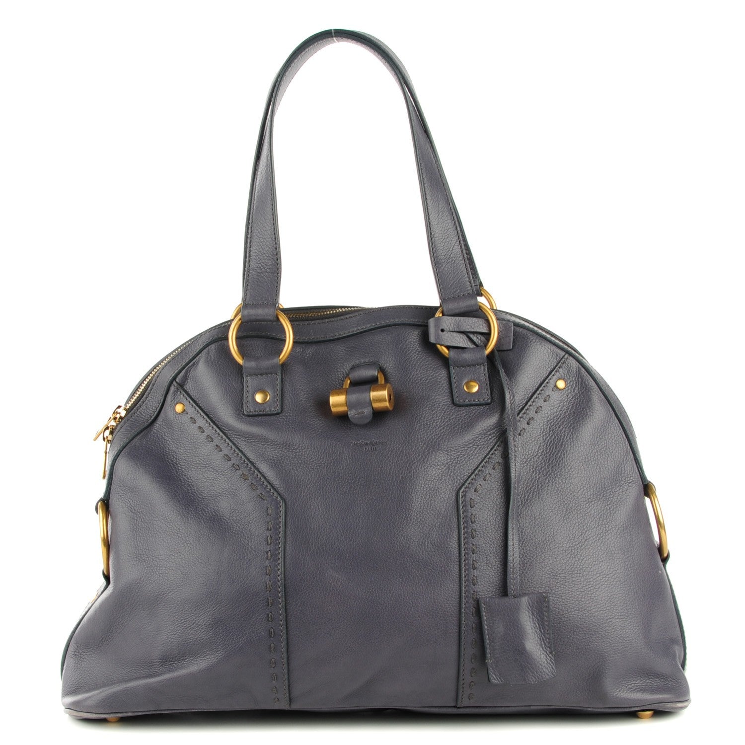 Saint Laurent Calfskin Large Muse Purple 1 of 9