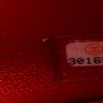Chanel Lambskin Quilted Mini Rectangular Flap Dark Red 7 of 10