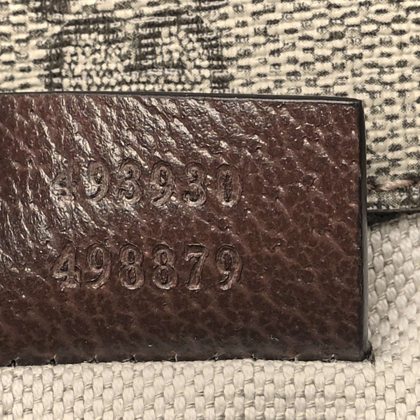 GG Supreme Monogram Neo Vintage Web Belt Bag Brown