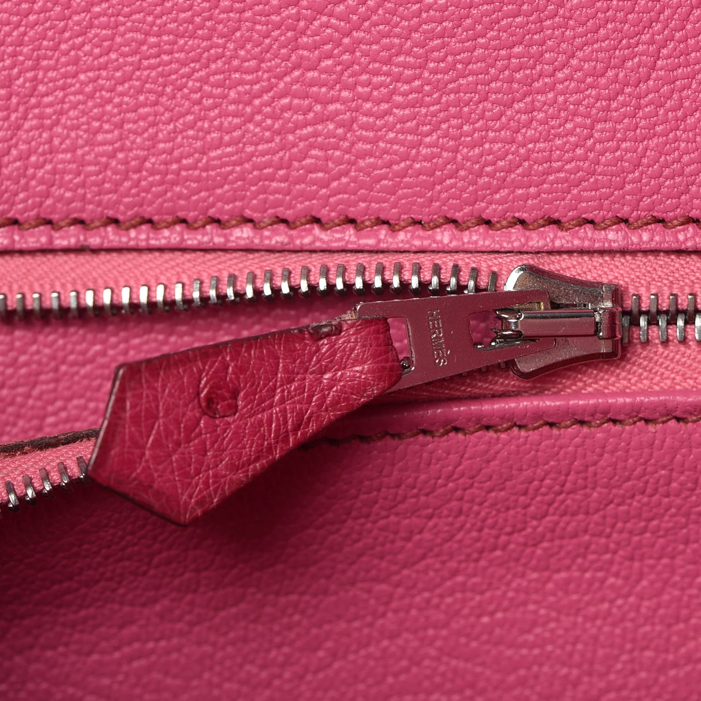 Ostrich Birkin 35 Fuchsia