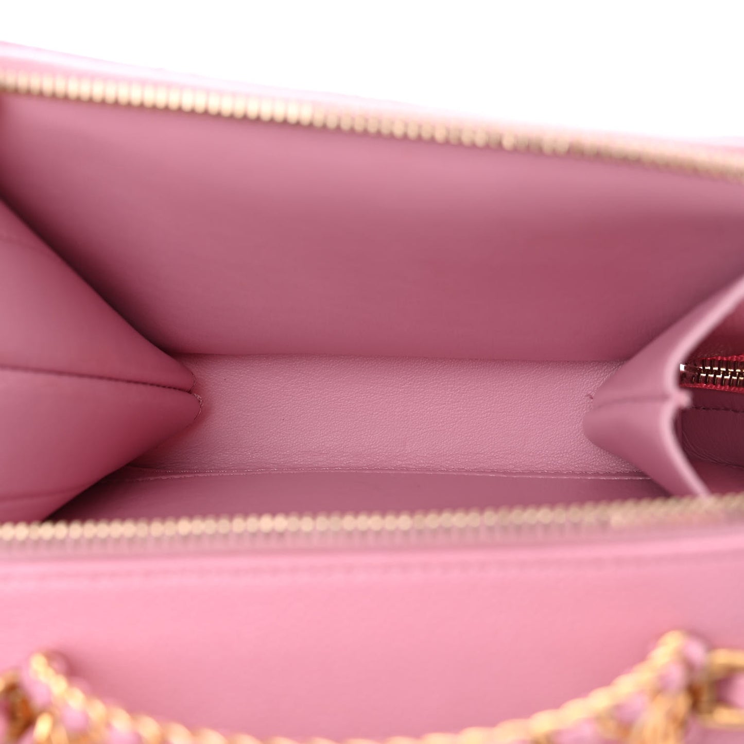 Caviar Quilted Pick Me Up Mini Vanity Case Pink