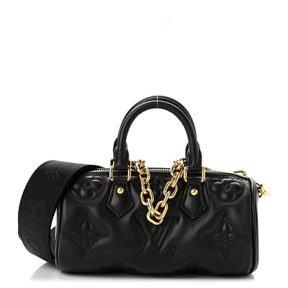 Louis Vuitton Calfskin Bubblegram Papillon BB Black 1 of 10