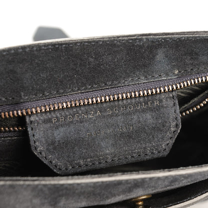 Proenza Schouler Suede PS1 Pouch Messenger Navy 6 of 7