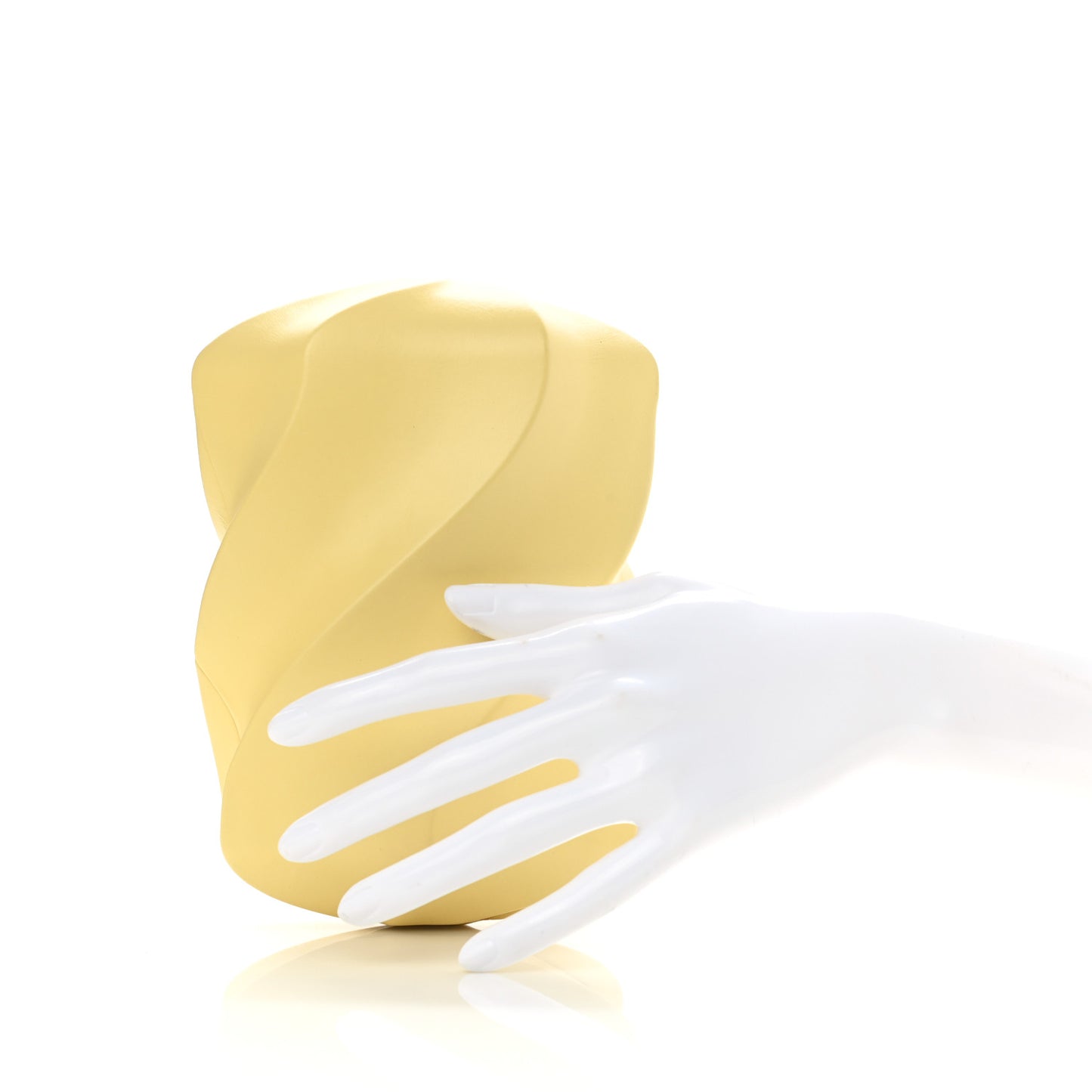 Calfskin The Whirl Bag Yellow