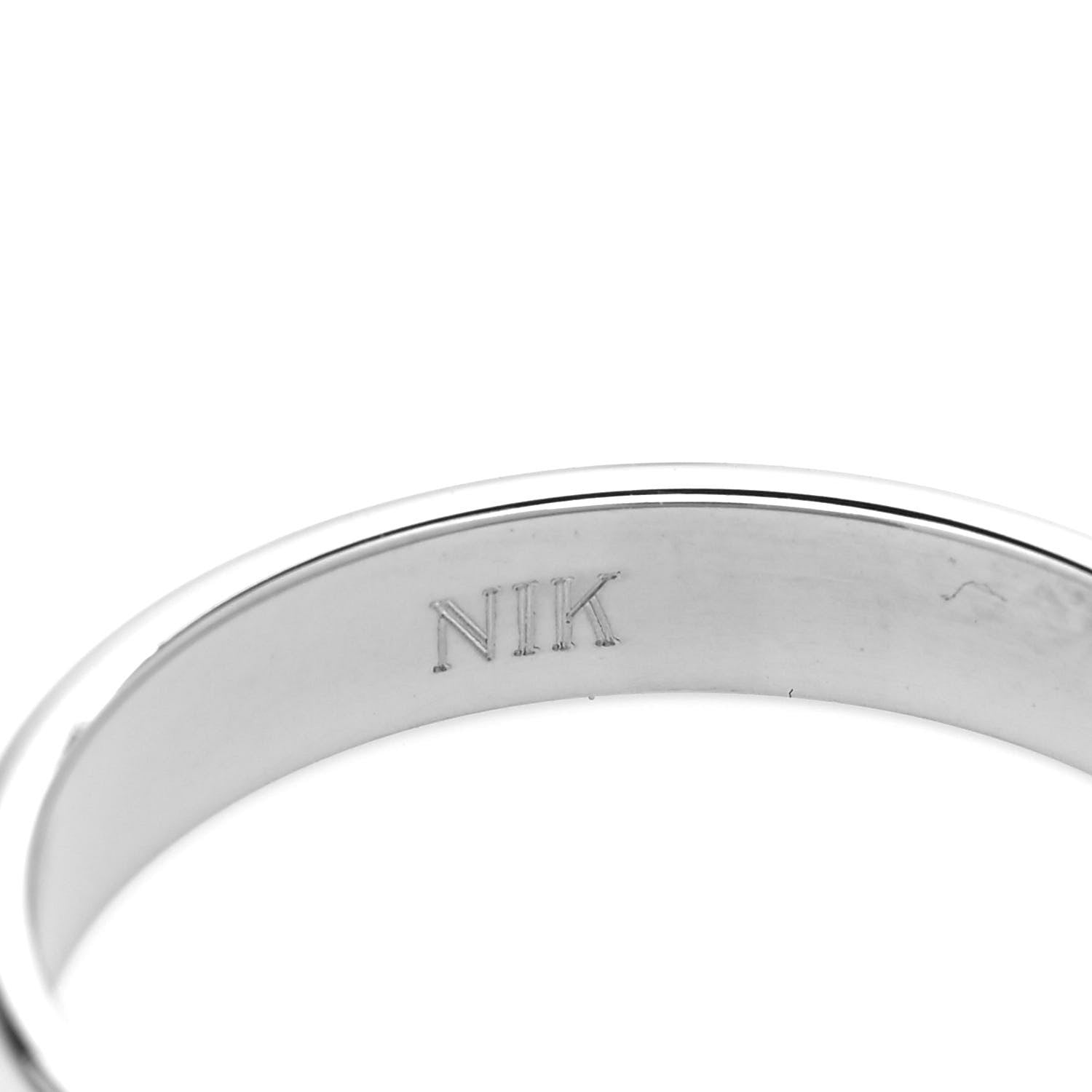 Cartier 18K White Gold 3.5mm LOVE Wedding Band Ring 59 8.75 5 of 7