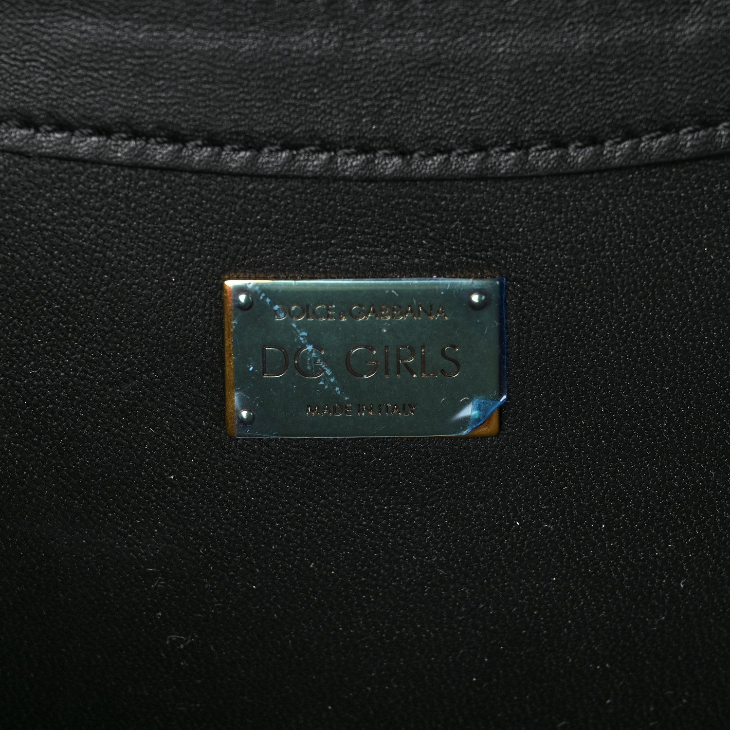 Dolce & Gabbana DDOLCE & GABBANA Brocade Crystal Embellished DG Girls Enchanted Sicily Shoulder Bag Black 5 of 9