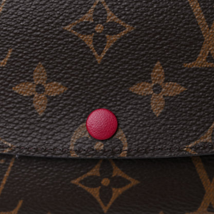 Louis Vuitton Monogram Emilie Wallet Fuchsia 9 of 10