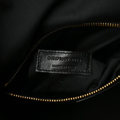 Saint Laurent Lambskin Matelasse Monogram Joe Backpack Black 5 of 11