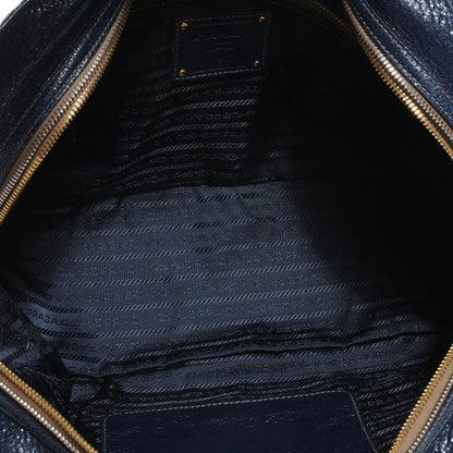 Prada Cervo Lux Shoulder Bag Baltico 6 of 8