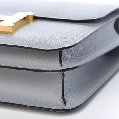 Hermes Epsom Constance 24 Bleu Glacier 23 of 24