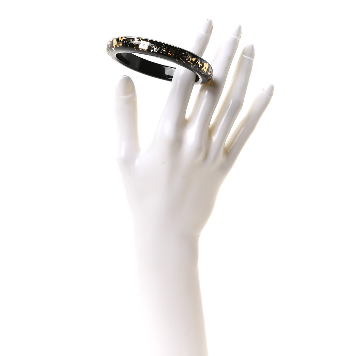Resin Swarovski Small Inclusion Bracelet Black