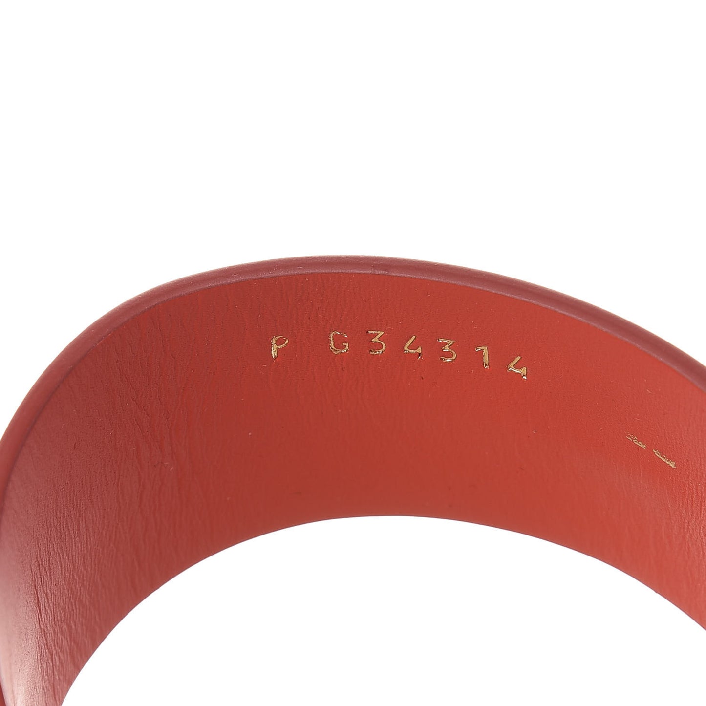Calfskin Chain CC Logo Toe Ring Sandals 39.5 Red