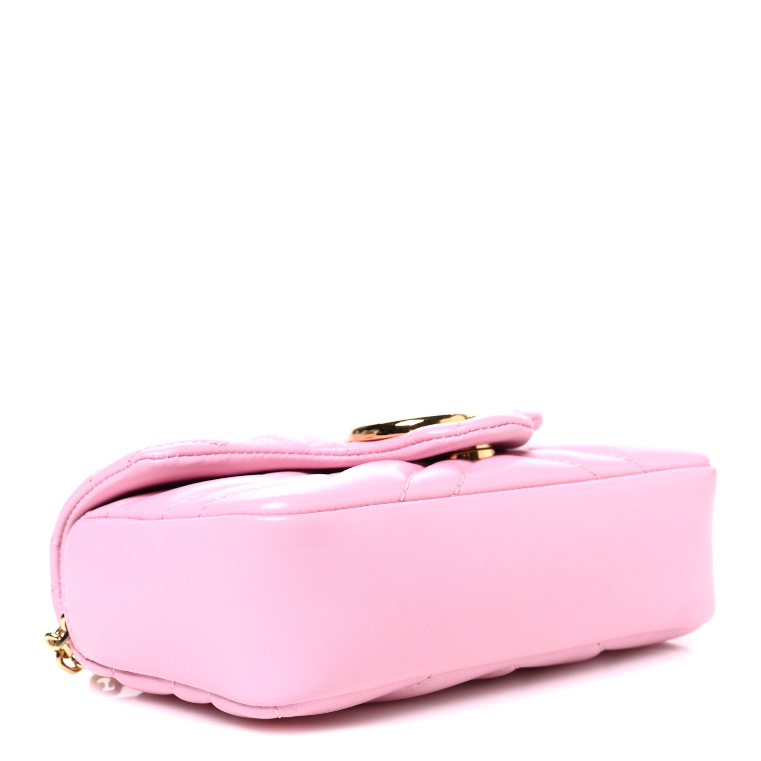Gucci Lambskin Matelasse Mini GG Marmont Shoulder Bag Light Pink Light Pink 4 of 10