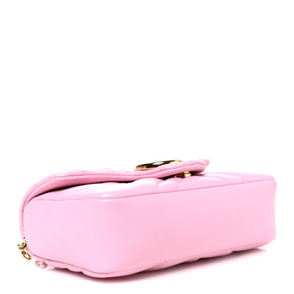 Gucci Lambskin Matelasse Mini GG Marmont Shoulder Bag Light Pink Light Pink 4 of 10