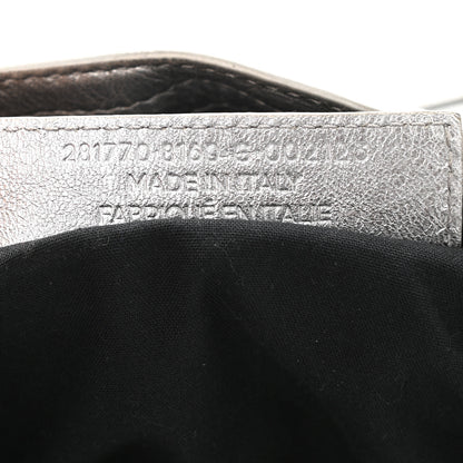 Balenciaga Metallic Agneau Giant 12 Silver Hardware City Gris Aluminum 7 of 8
