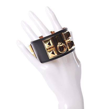 Hermes Chamonix Collier de Chien CDC Bracelet L Black 2 of 7