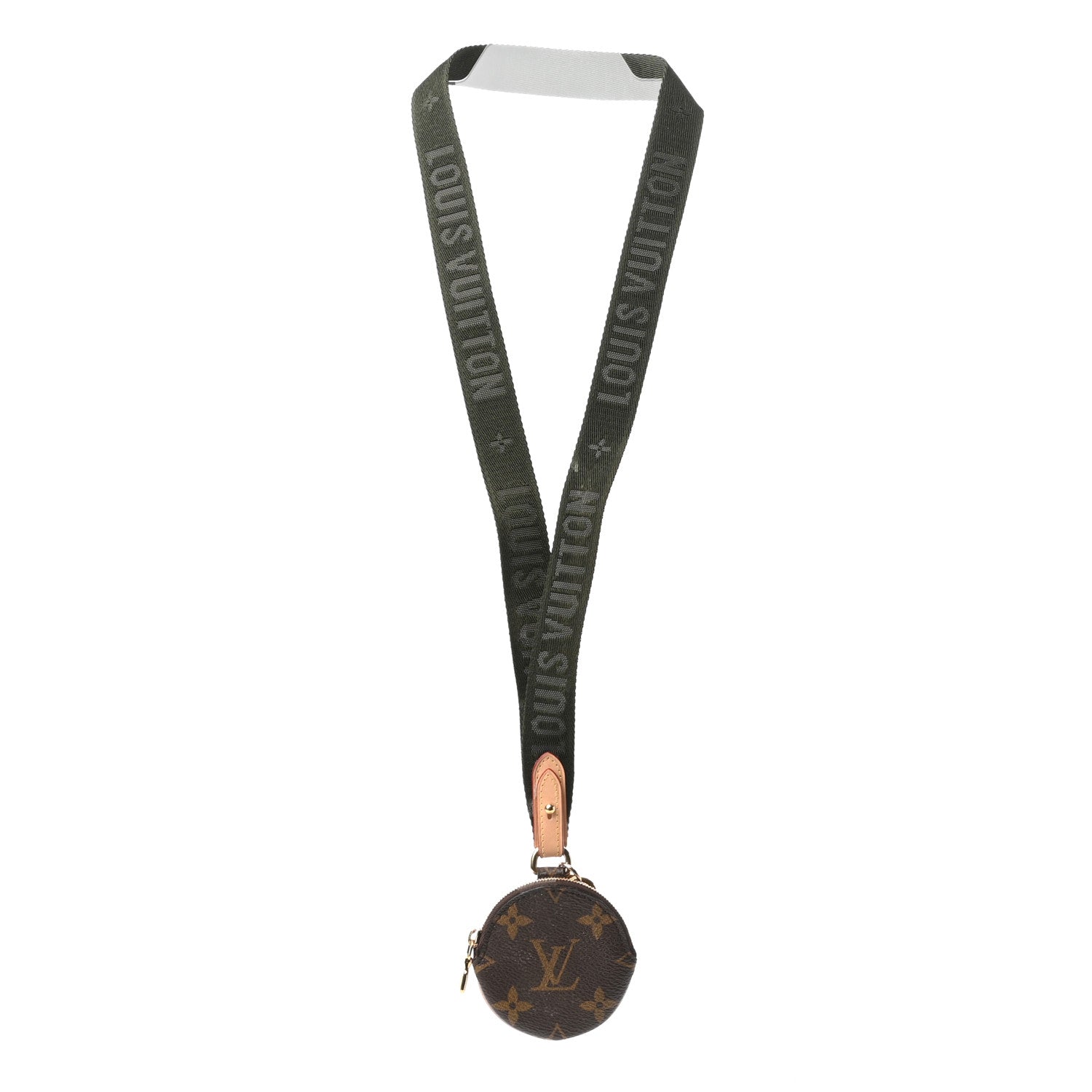 Louis Vuitton Monogram Multi Pochette Accessories Lanyard Key Holder Kaki 3 of 6