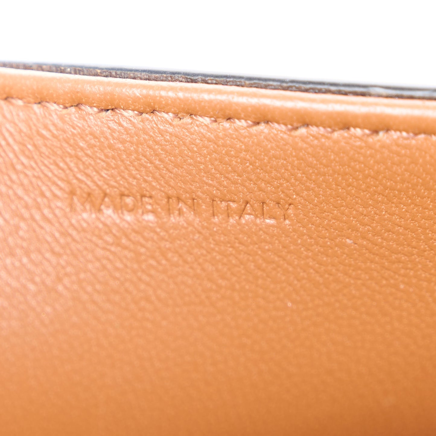 Canvas Calfskin Triomphe Shoulder Bag Tan