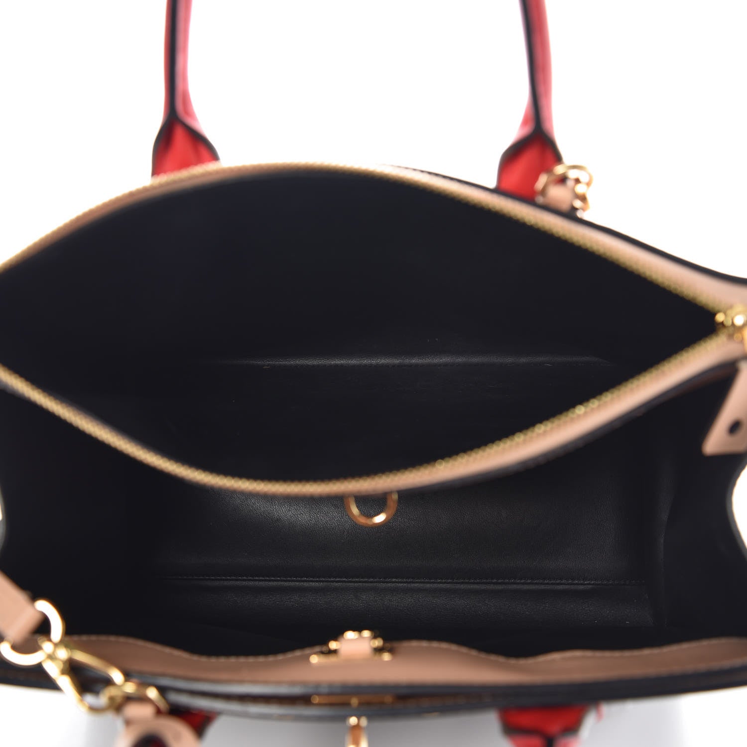 Louis Vuitton Calfskin City Steamer MM Black Creme Bourgogne 7 of 20